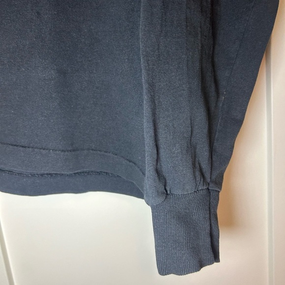 Vintage 90's Tuxedo print longsleeve single-stitch shirt - Picture 6 of 7